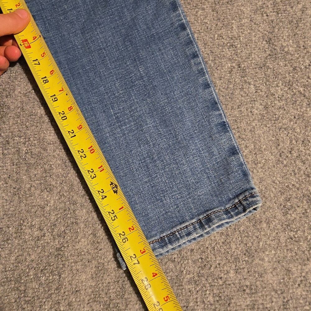 Levi's Jeans Women's Boyfriend Ankle Size 32x27 Blue Denim Stretch Mid-rise - Picture 9 of 12